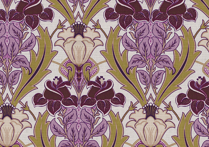 Acanthus, Berry - Made to Measure Curtains - Image 9